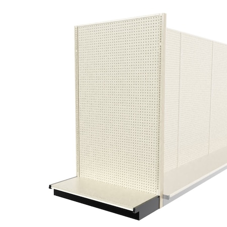 Lozier Shelving End Cap Display, Platinum 48W 84H 19D P489U-EC